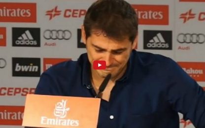 Il distacco dal Real è un dramma, Casillas piange