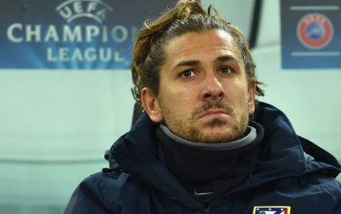 TURIN, ITALY - DECEMBER 09:  Alessio Cerci of Club Atletico de Madrid sits on the bench prior to the UEFA Champions League group A match between Juventus and Club Atletico de Madrid at Juventus Arena on December 9, 2014 in Turin, Italy.  (Photo by Valerio Pennicino/Getty Images)