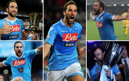 Higuain: tre anni da idolo di Napoli tra gol, coppe e record