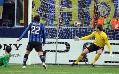 Inter, missione compiuta: 2-0 al Rubin. Impresa viola. I gol