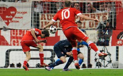 Champions, Müller ci mette la testa: Bayern-Lione 1-0