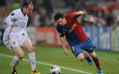 Barça-United, l'Europa si fa a Londra. Rooney sfida Messi