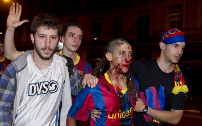 Barcellona, festa blaugrana da bollettino di guerra