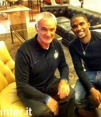 Inter a Mosca: gli auguri di Eto'o nella tana del Cska