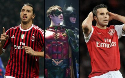 Milan-Arsenal: Ibra come Batman, Robin come van Persie