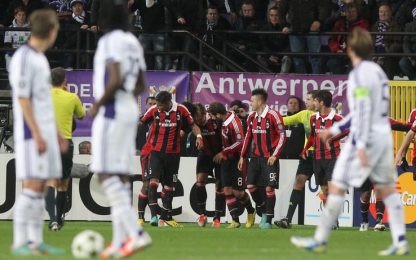 Milan, missione compiuta: 3-1 all'Anderlecht, è agli ottavi