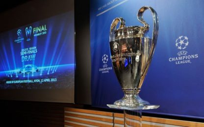 Champions, i sorteggi: sarà Bayern-Barça e Borussia-Real