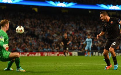 Eterno Totti, gol al City: a Manchester finisce 1-1