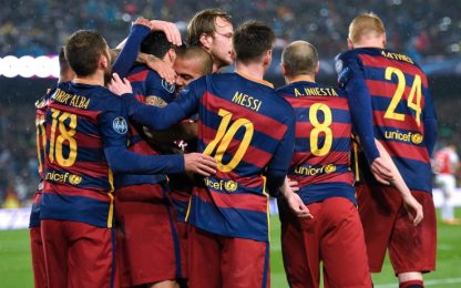 Neymar, Suarez e Messi stendono l'Arsenal: Barça ai quarti