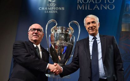 Tavecchio: "La finale di Champions a Milano sarà straordinaria"