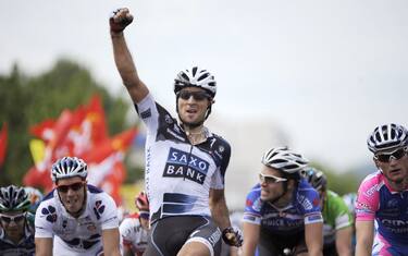 Tirreno-Adriatico: Haedo, sprint vincente. Oss terzo