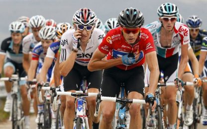 Vuelta, tappa a Moncoutie. Wiggins (Team Sky) diventa leader