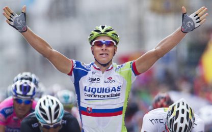 Vuelta, la spunta Sagan. Wiggins (Team Sky) resta leader