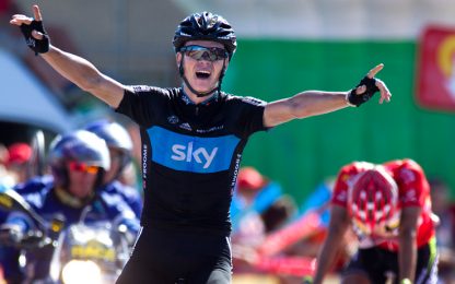 Vuelta, tappa al Team Sky con Froome. Cobo leader per 13"