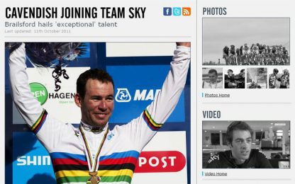 Ciclomercato: Mark Cavendish firma per il Team Sky