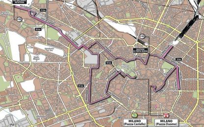 Il Giro si decide a Milano, cronometro accorciata a 28,2 km