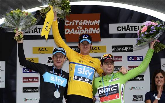 Delfinato, Wiggins e Team Sky padroni. Ultima tappa a Moreno Sky Sport