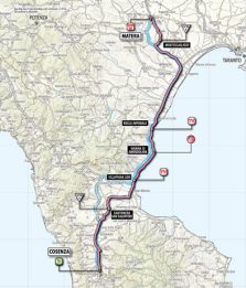 Giro, 5.a tappa: da Cosenza a Matera. Velocisti già caldi