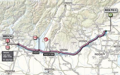 Si chiude il Giro, 21.a tappa: passerella verso Brescia