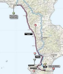 Giro, 4.a tappa: pendenze insidiose nel cuore della Calabria