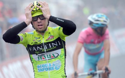Giro, vince Santambrogio. Nibali da padrone sullo Jafferau