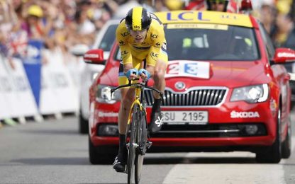 Contador ci prova anche a crono, ma vince di nuovo Froome