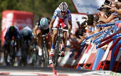 Vuelta, tappa per velocisti a Moreno. Nibali in rosso
