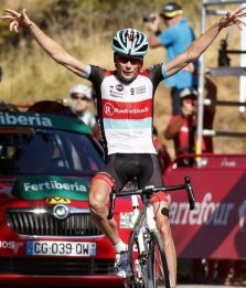 Vuelta, Horner 40enne volante: tappa e maglia rossa