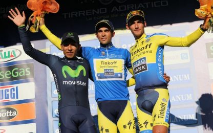 La Tirreno-Adriatico è di Contador, crono finale a Malori