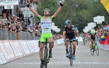 Oropa, Battaglin sulle orme di Pantani. Uran in difficoltà