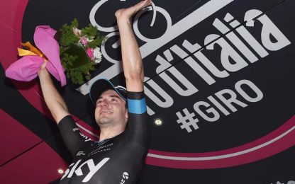 Primo sprint del Giro al Team Sky, a Genova vince Viviani