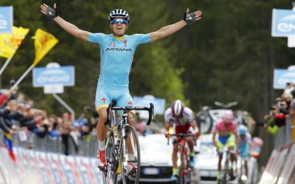 Landa vince a Madonna di Campiglio, Contador guadagna su Aru