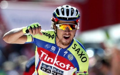 Sagan è un fulmine alla Vuelta, primo sul traguardo di Malaga