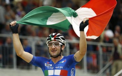 Europei su pista, primo oro dell'Italia con Elia Viviani