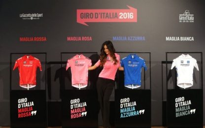 Giro 2016, svelate le maglie. La madrina è Giorgia Palmas