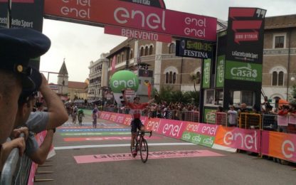 Giro, Benevento: Greipel sprinta come il vento