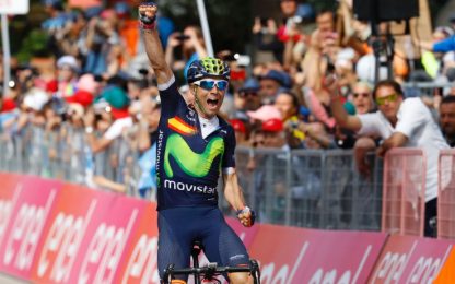 Valverde trionfa. Crollo per Nibali: giù dal podio