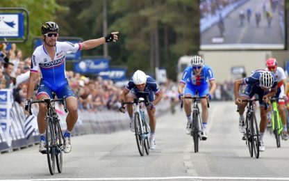 Sagan campione (anche) d'Europa allo sprint