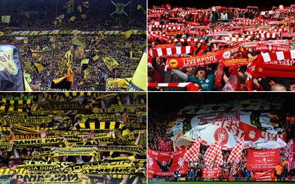 Il "Muro Giallo" contro la Kop: tutta la magia di Borussia-Liverpool