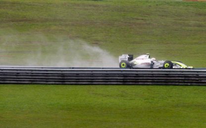 Interlagos, qualifiche pazze per la pioggia: 1° Barrichello