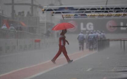 Interlagos, libere: sotto il diluvio il più veloce è Rosberg