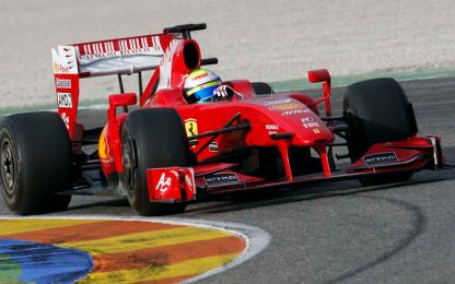 Massa torna in pista al Mugello con la Ferrari F2007