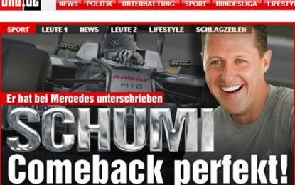 In Germania sono sicuri: "Schumi ha firmato, torna in F1"