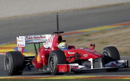 Ferrari padrona a Valencia. Massa: mi sento in ottima forma