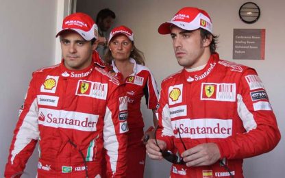 Ferrari, Massa: ''Ottimo rientro''. Alonso: ''Siamo forti''