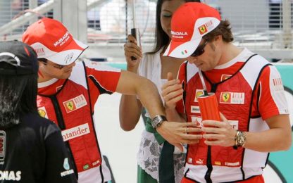Ferrari, è lotta in famiglia: a Sepang Massa supera Alonso