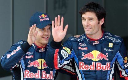 Gp di Spagna, Webber in pole position davanti a Vettel