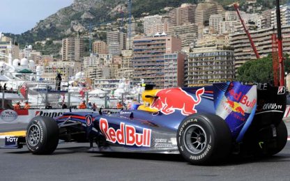 Montecarlo, ancora Red Bull: Webber in pole. Massa 4°
