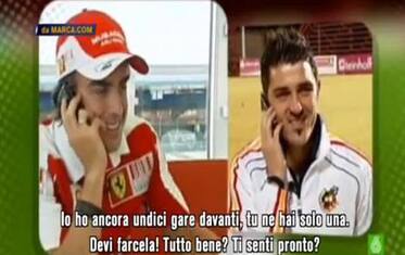 Alonso chiama Villa: "Forza Spagna, entra nella storia"