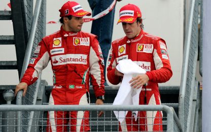 Alonso e Massa: "In qualifica Red Bull superiori in tutto"